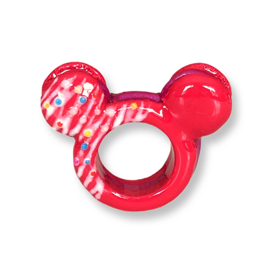 Mickey-Shaped Macaron Pride Ring