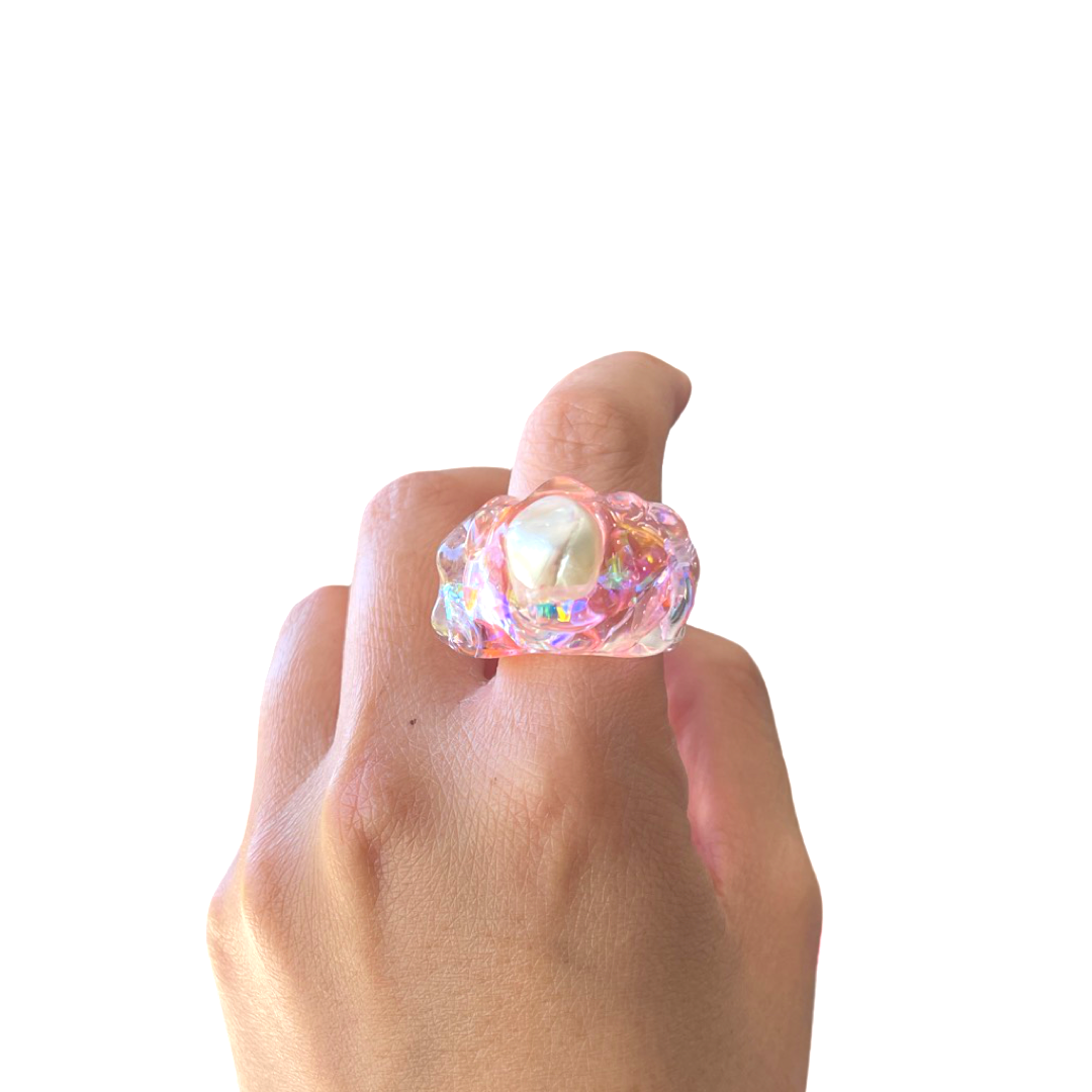 Mutant Pearl Ring Pink